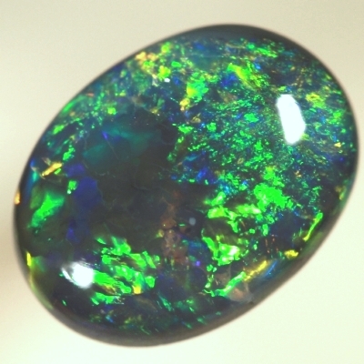SOLID BLACK OPAL Top quality. Sparkling greens. SEE VIDEO